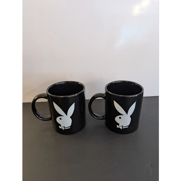 2 Classic Playboy Bunny Coffee Mugs - Picture 2 of 7